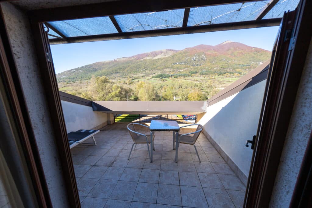 Terrazzo della Camera Matrimoniale con terrazzo panoramico, River Hotel